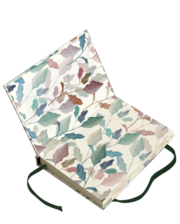 Livre A6 "Foglie di fantasia"