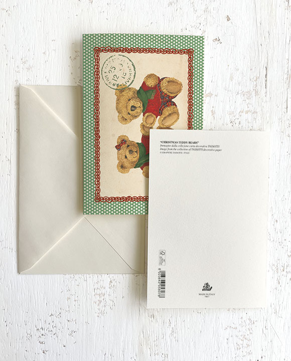 Card "Christmas Teddy Bears"