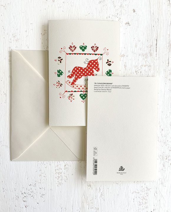 Card “Il cavallino rosso”