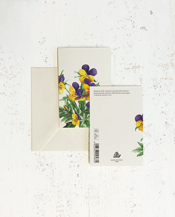 Card "Viola tricolor"