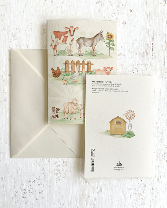 Karte "Animali della fattoria"