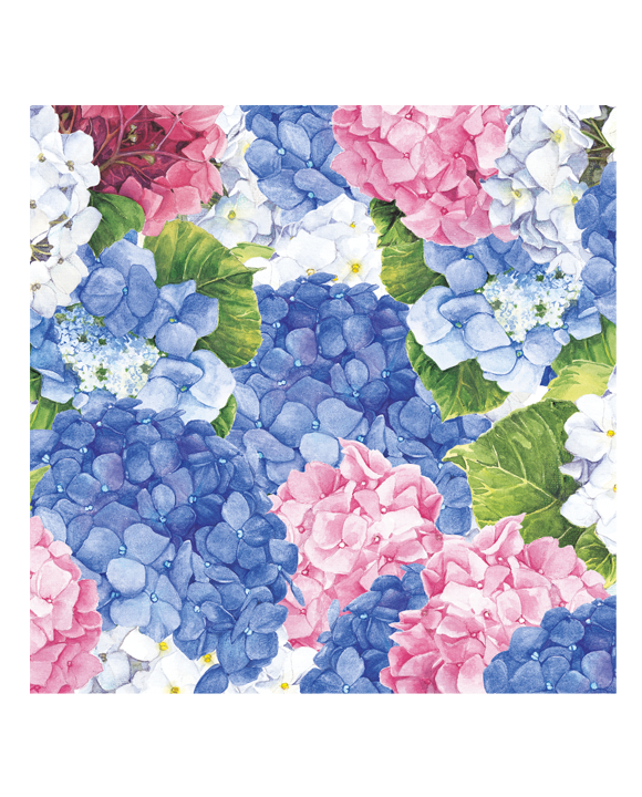 Serviettes "Ortensie"