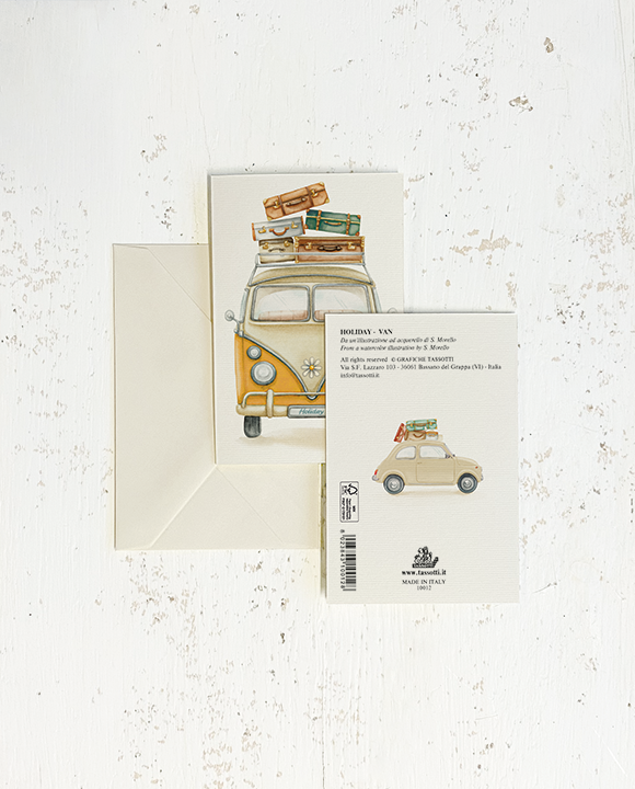 Tarjeta "Holiday - Van"