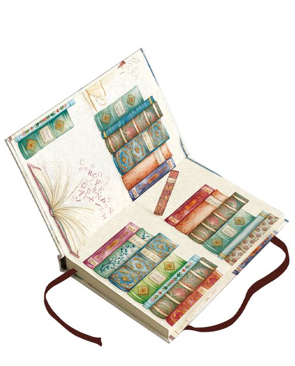 Taccuino A6 "Libri Colorati"