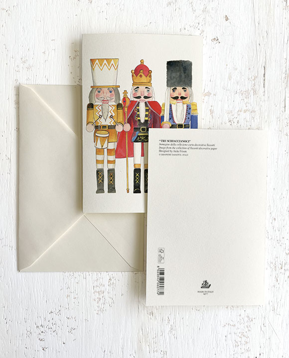 Card "Tre schiaccianoci"
