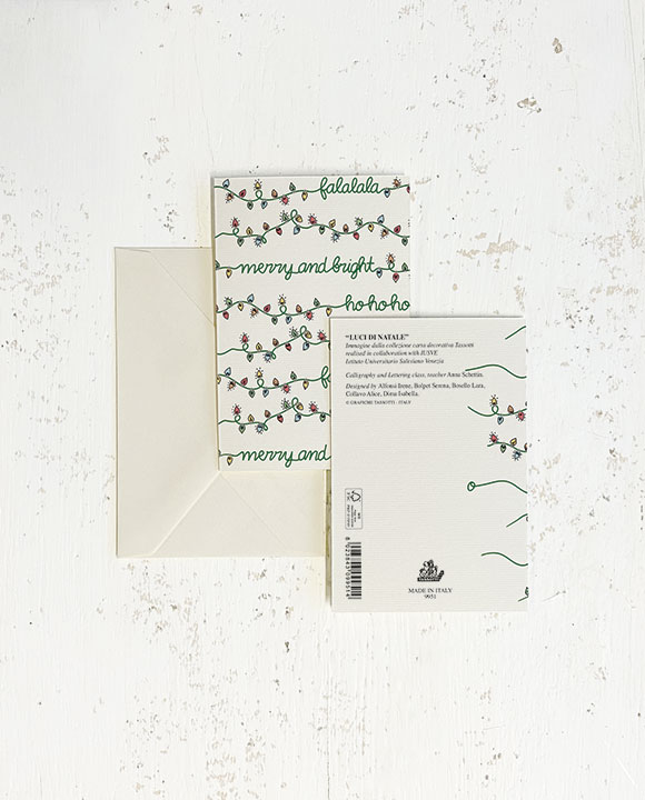 Card "Luci di Natale"