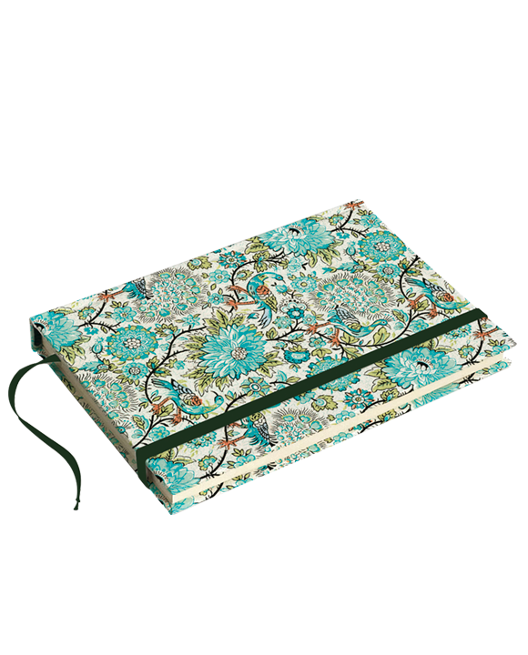 Cuaderno tapa dura A6 "Pavone"