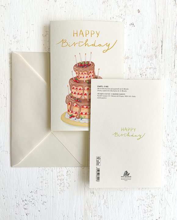 Karte "Party - Cake"
