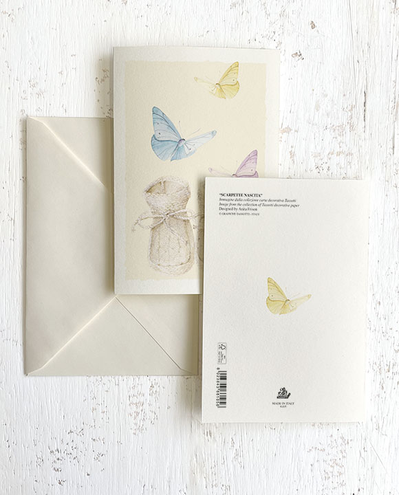 Card "Scarpette nascita"