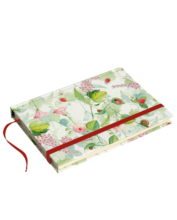 Heft mit festem Band A6 "Campanelle"