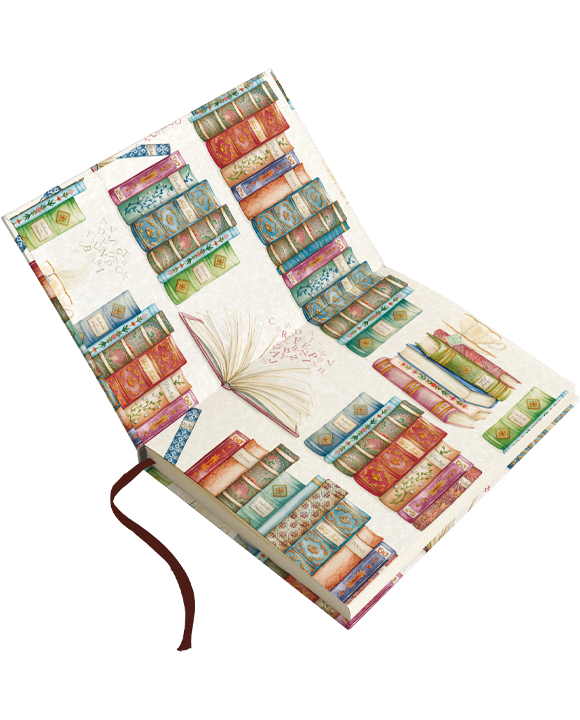 Taccuino cartonato "Libri Colorati"