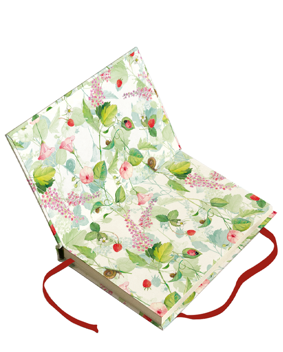 Heft mit festem Band A6 "Campanelle"
