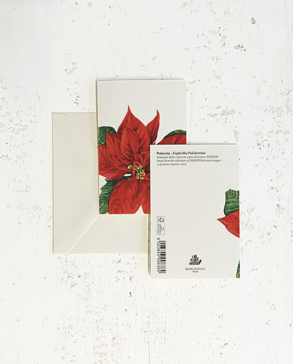 Carte "Poinsezia"