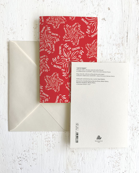 Card "Let it snow"