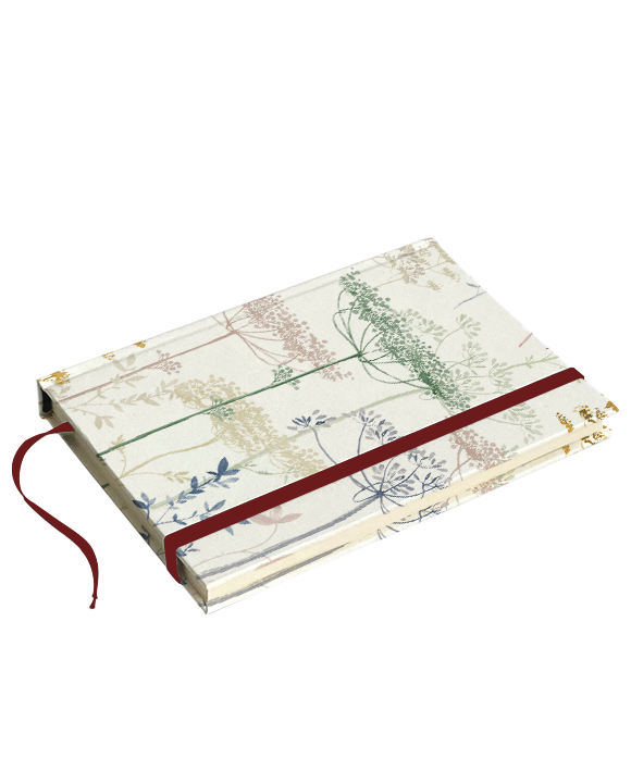 Heft mit festem Band A6 "Fiori al sole"