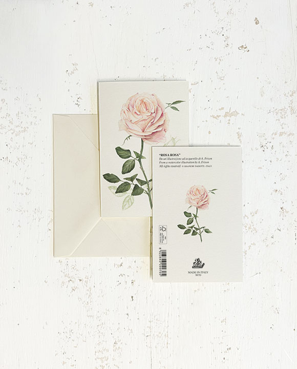 Card "Rosa rosa"