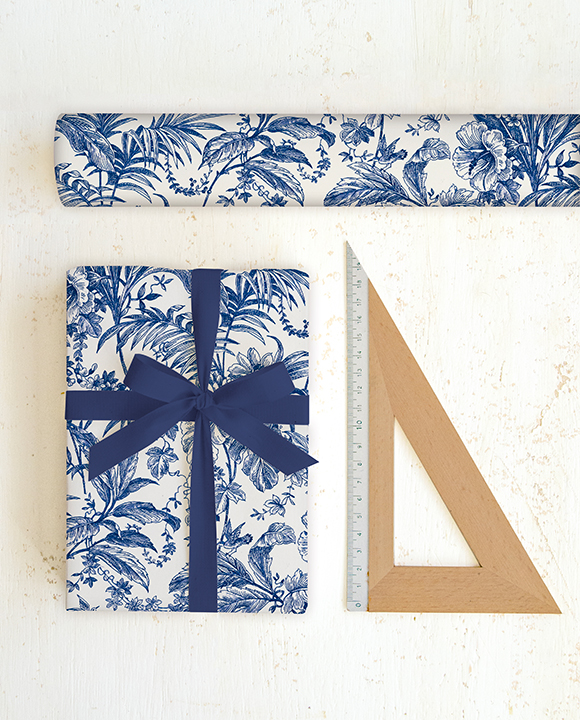 Paper "Foglie azzurre"