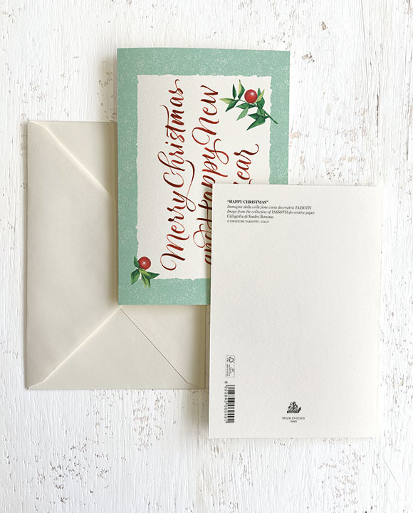 Card "Merry Christmas""