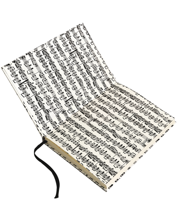 Cuaderno tapa dura "Musica"