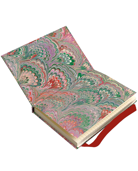 Diary "Pavonata viola - rosso"