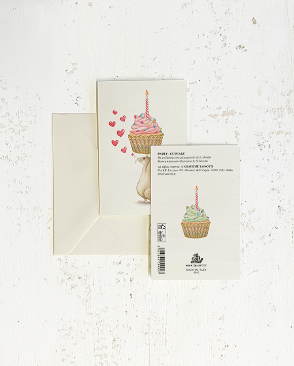 Karte "Party - Cupcake"