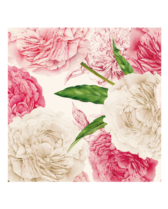 Serviettes "Peonie"