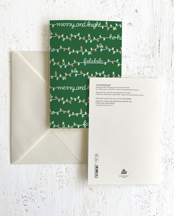 Card "Luci di Natale"