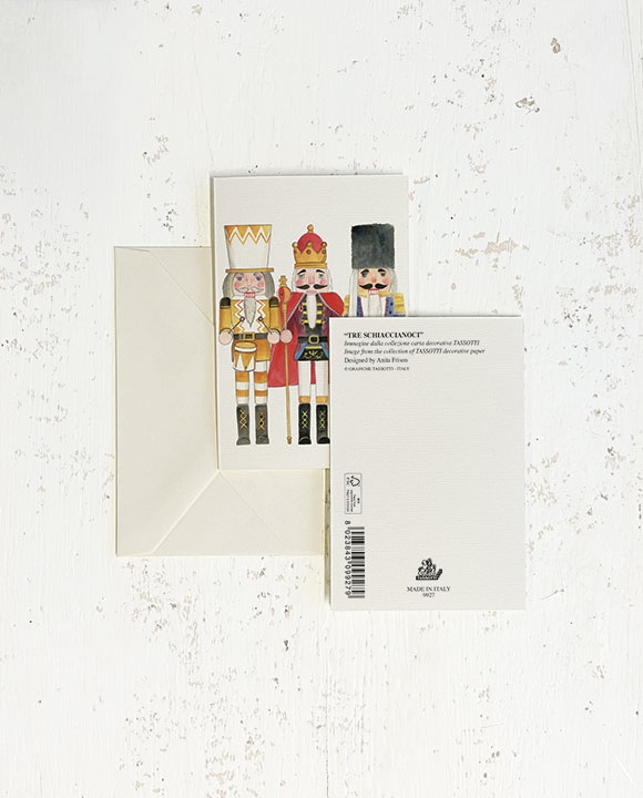 Card "Tre schiaccianoci"