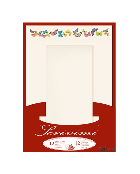 Writing paper "Farfalle"