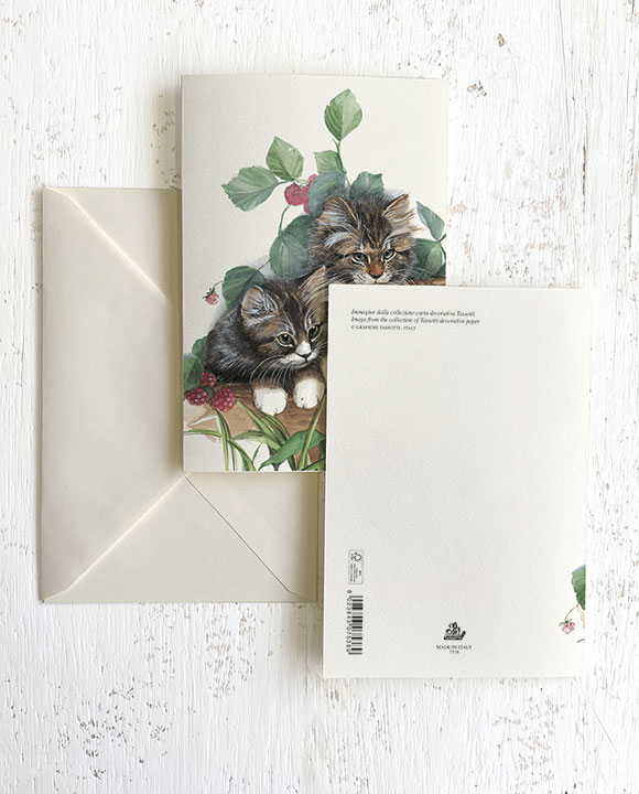 Card "Gattini tigrati"