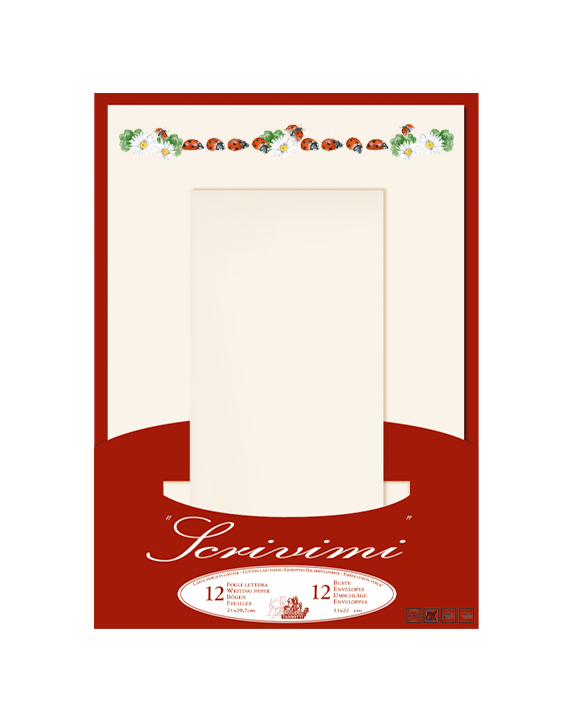 Carta da lettere "Coccinelle"