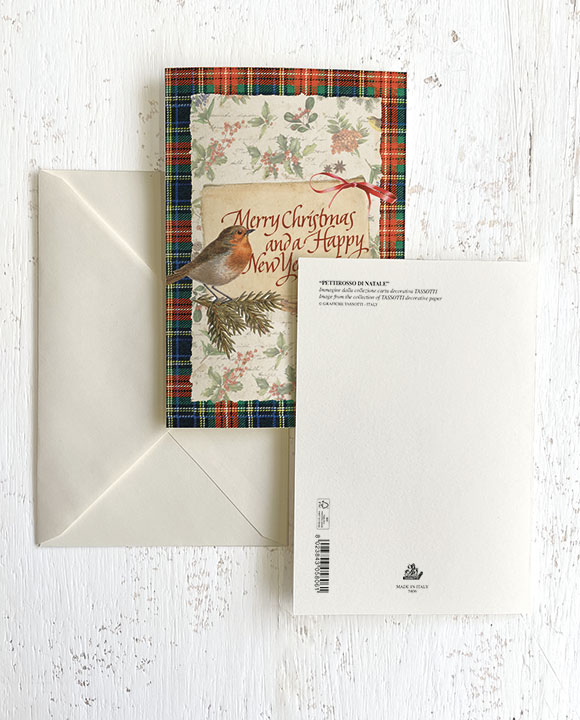Card "Pettirosso di Natale"