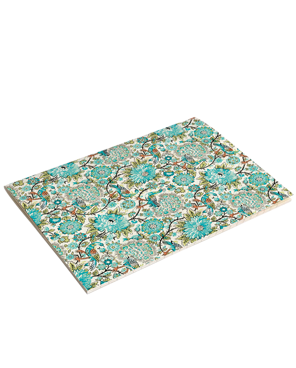 Cuaderno rayado de grapas A6 "Pavone"