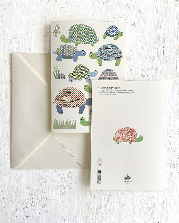 Card "Tartarughe in carta"
