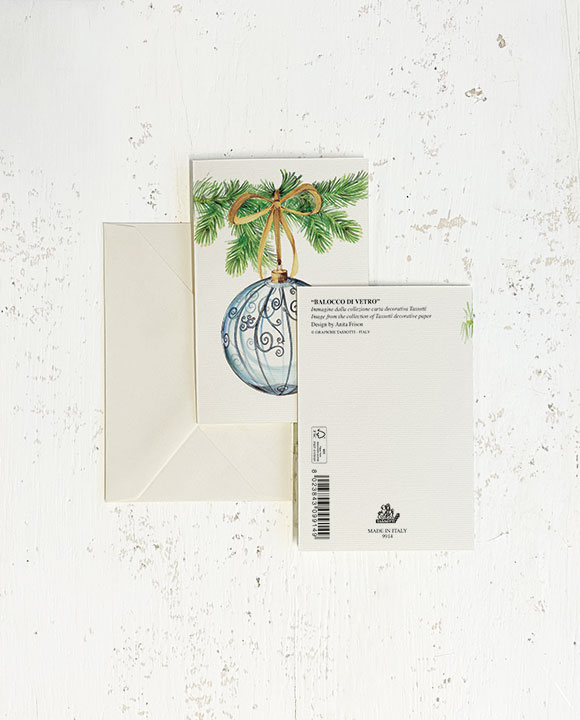 Card "Balocco di vetro"
