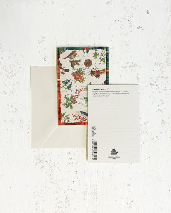 Card "Fiori di Natale"