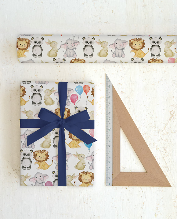 Papier "Animaletti in festa"