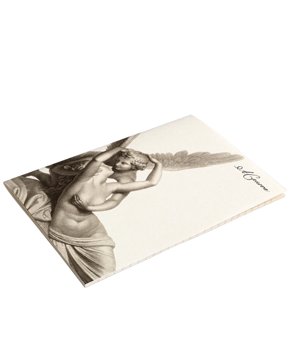 Lined stapled book A6 "Amore e Psiche"