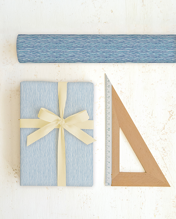 Papier "Righe blu-azzurro"