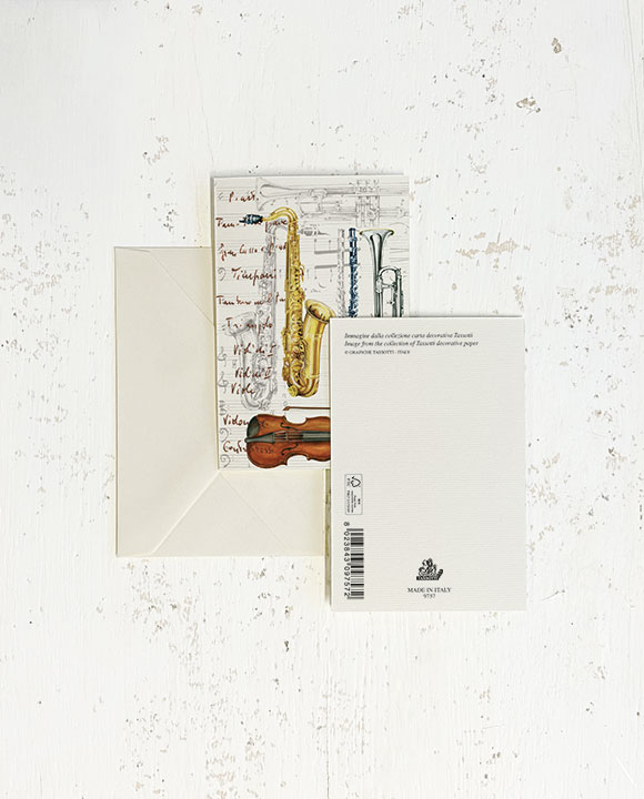 Card "Spartito e strumenti"