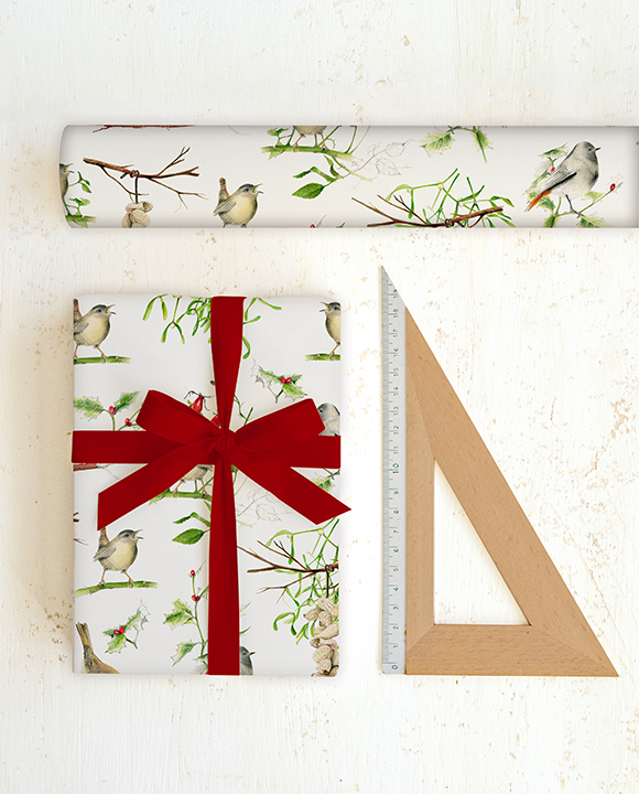Papier "Uccelli d'Inverno"