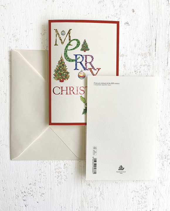 Tarjeta "Merry Christmas"