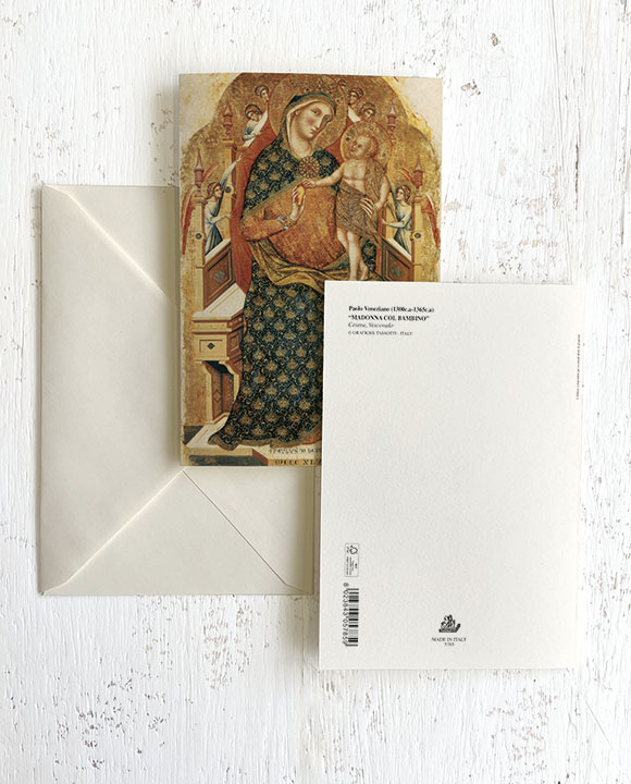 Card "Madonna col bambino"