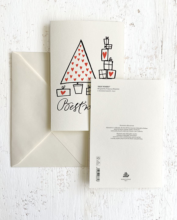 Card "Best wishes"