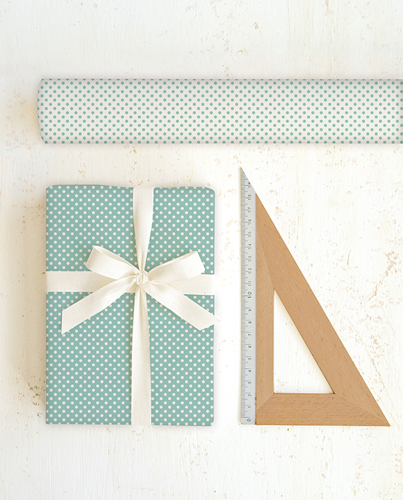 Papier "Pois acquamarina"