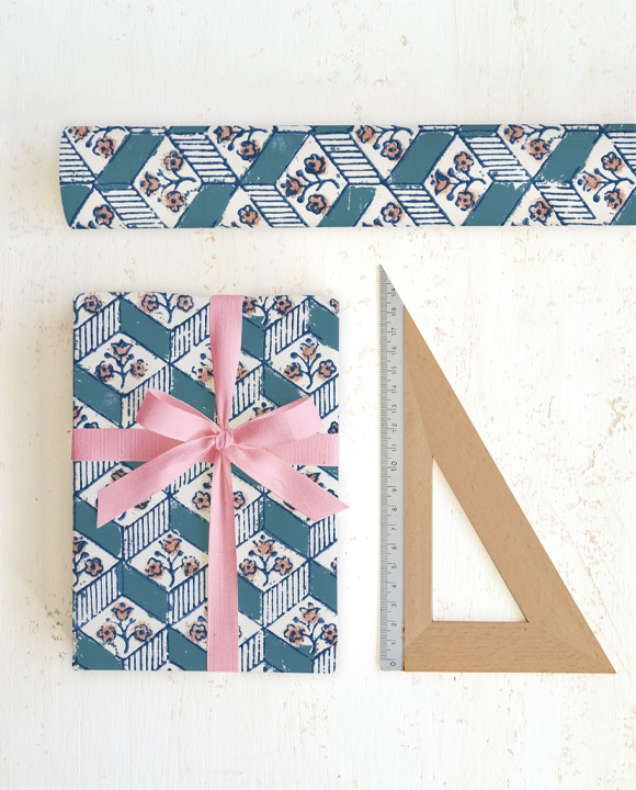 Remondini Rombi azzurro-rosa