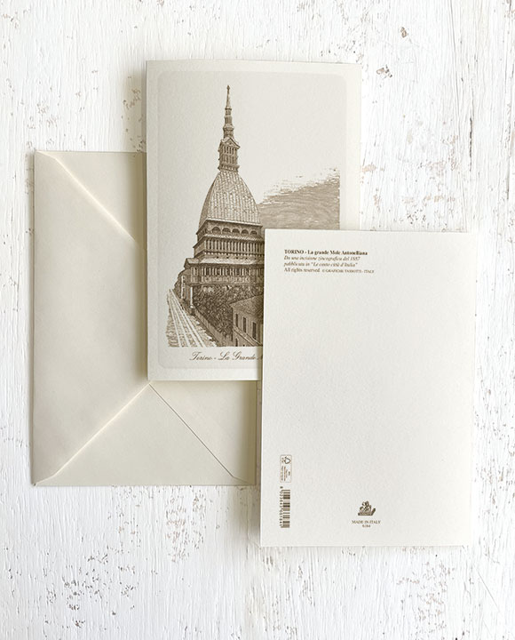 Card "Torino - La grande Mole Antonelliana"