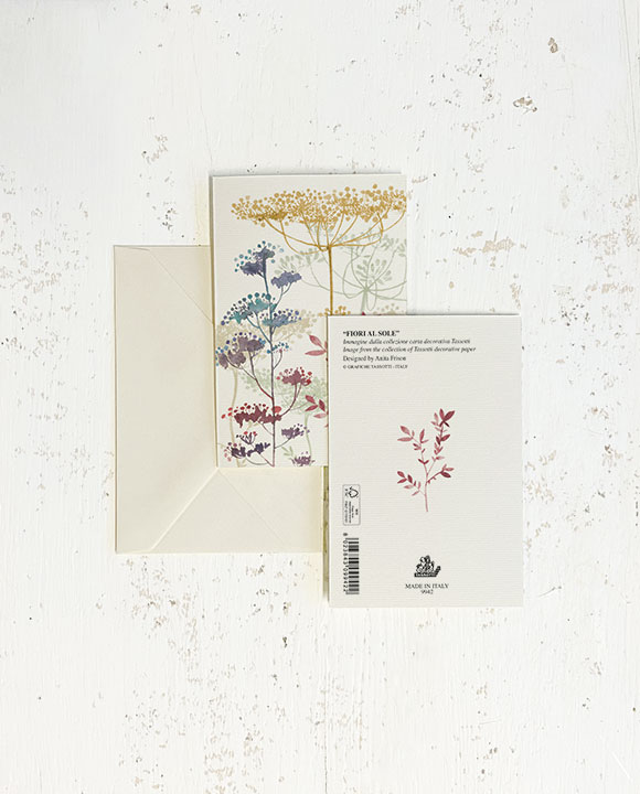 Card "Fiori al sole"