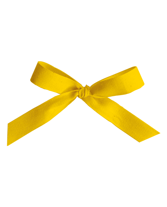 Fettuccia di cotone - Giallo