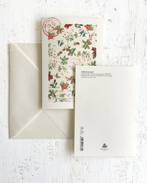 Card "Fiori di Natale"